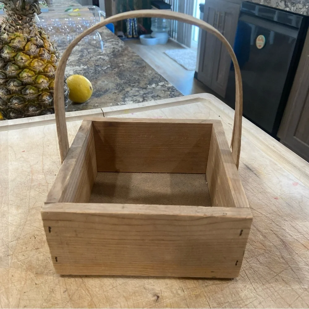 Source Unknown Rustic Strawberry Patch Basket